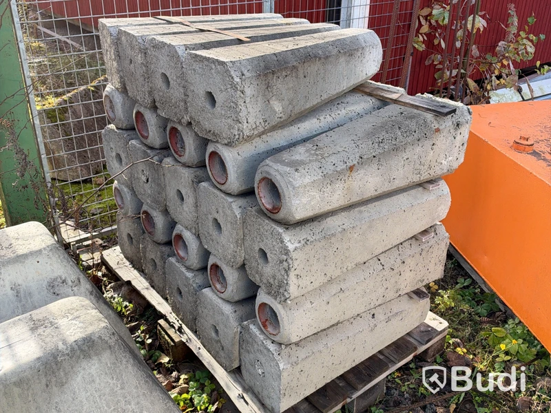 Concrete foundation with pipe sleeve, approx. 65 cm