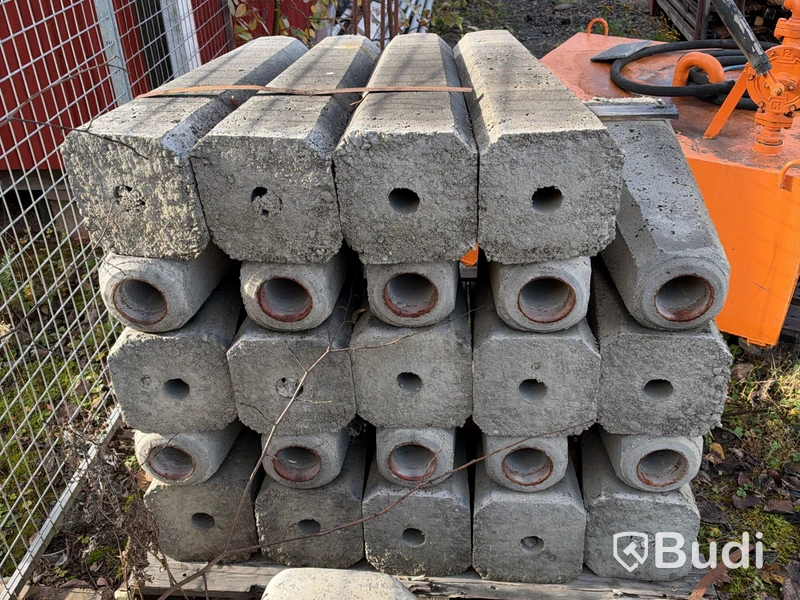 Concrete foundation with pipe sleeve, approx. 65 cm