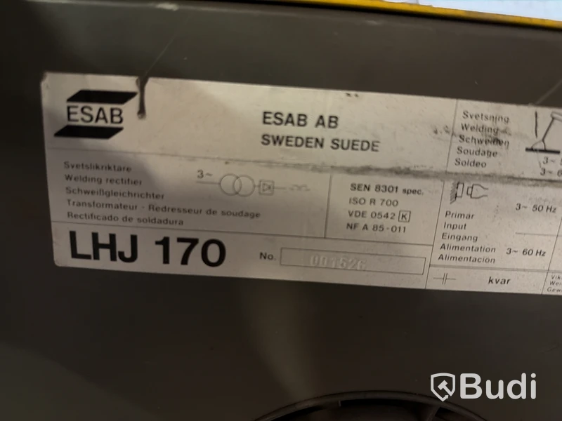 Svetsaggregat ESAB LHJ 170