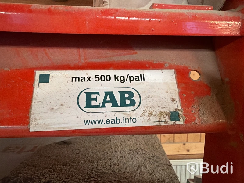 EAB mobile storage rack incl. contents