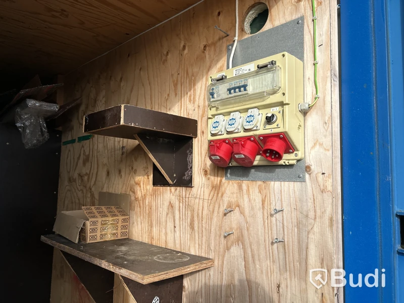 Förrådscontainer 20 fot, dubbeldörrar