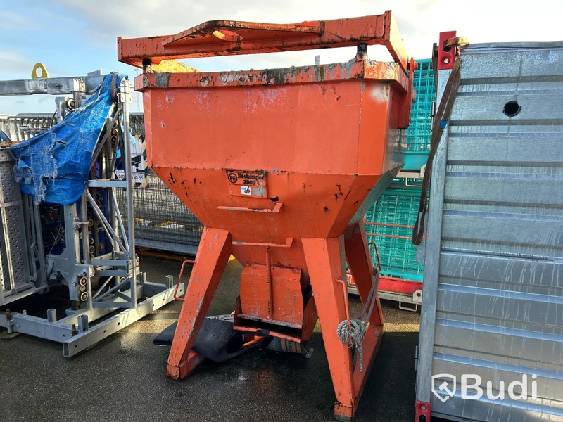 Eichinger concrete skip, 2,000 L