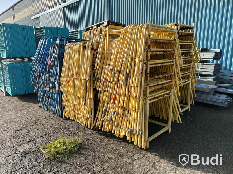 Lot of scaffolding frames