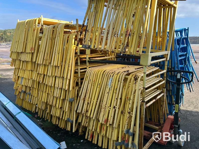 Lot of scaffolding frames