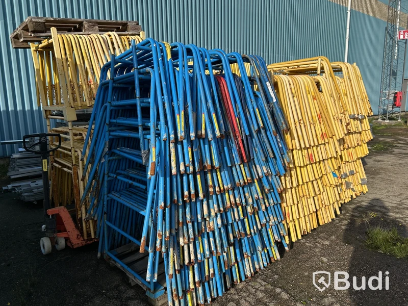 Lot of scaffolding frames