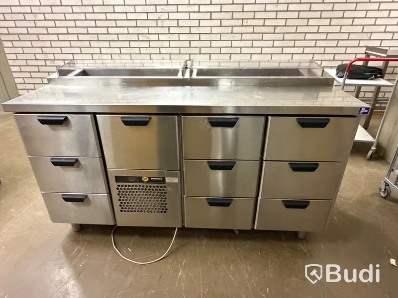 Refrigerated counter with cold well, Porkka COLD LINE 1660 MM