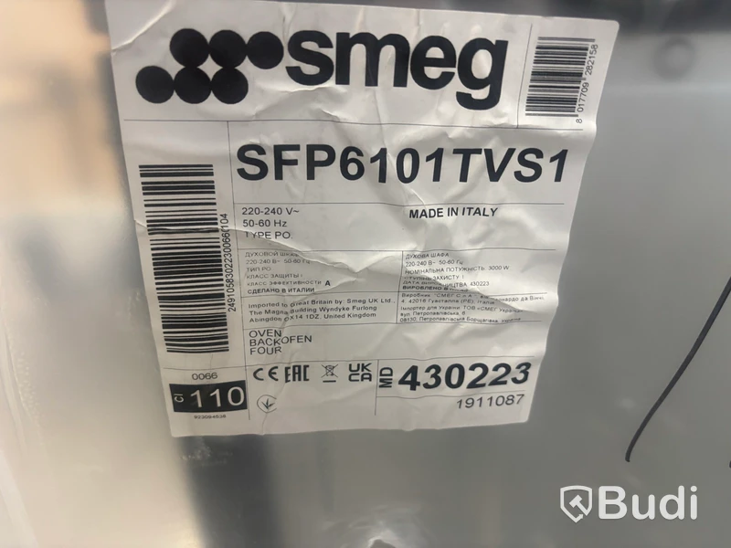 Smeg Linea 60 cm fan-assisted oven SFP6101TVS1