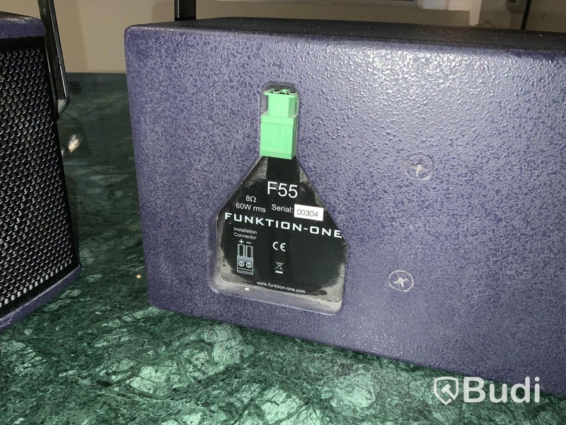 Högtalare Funktion-one F55, 2st samt slutsteg Phonic max 500