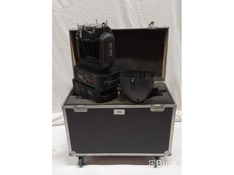 2st Svarta HighEndSystems Studiospot 575 i case - Defekta.