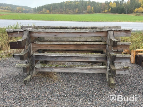 Båtuppläggningsvaggor, 4 st, 300 cm