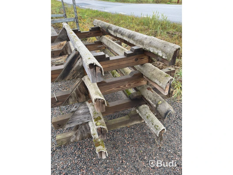 Båtuppläggningsvaggor, 4 st, 300 cm