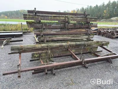 Båtuppläggningsvaggor, 10 st, cirka 3–4,2 m