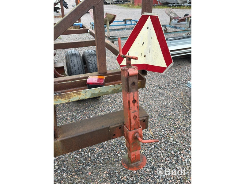 Båtvagn, 7,2×2,2 m, dubbelmonterade hjul