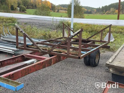 Båtvagn, 7,2×2,2 m, dubbelmonterade hjul
