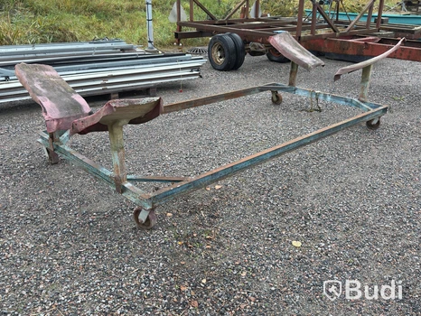 Båtvagga, 150×300 cm, hjulförsedd