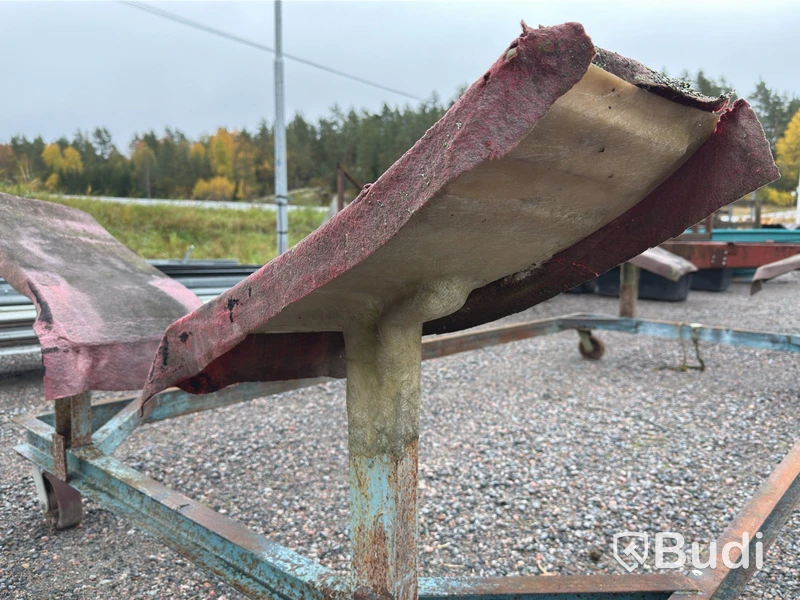 Båtvagga, 150×300 cm, hjulförsedd