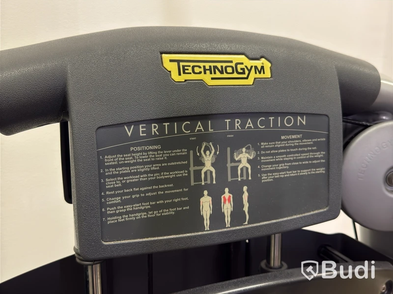 Latsdragsmaskin Technogym Vertical Traction, viktmagasin