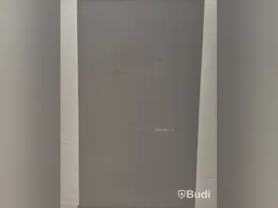 Metal security cabinet with 32 small compartments