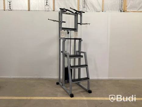 TechnoGym chin-up and dip machine with weight stack
