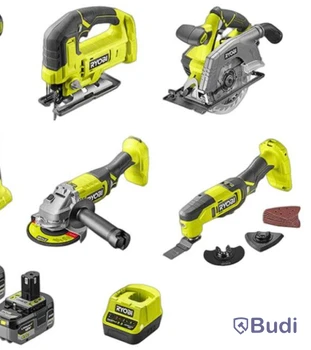 VERKTYGSPAKET RYOBI R18CK6 ONE+ 18V 2X4,0AH