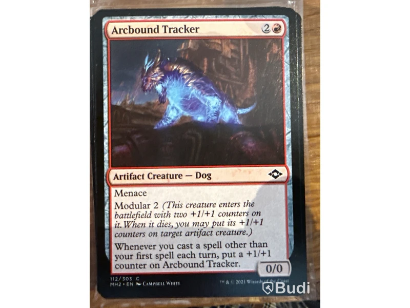 Samling Magic: The Gathering-kort i plastfickor