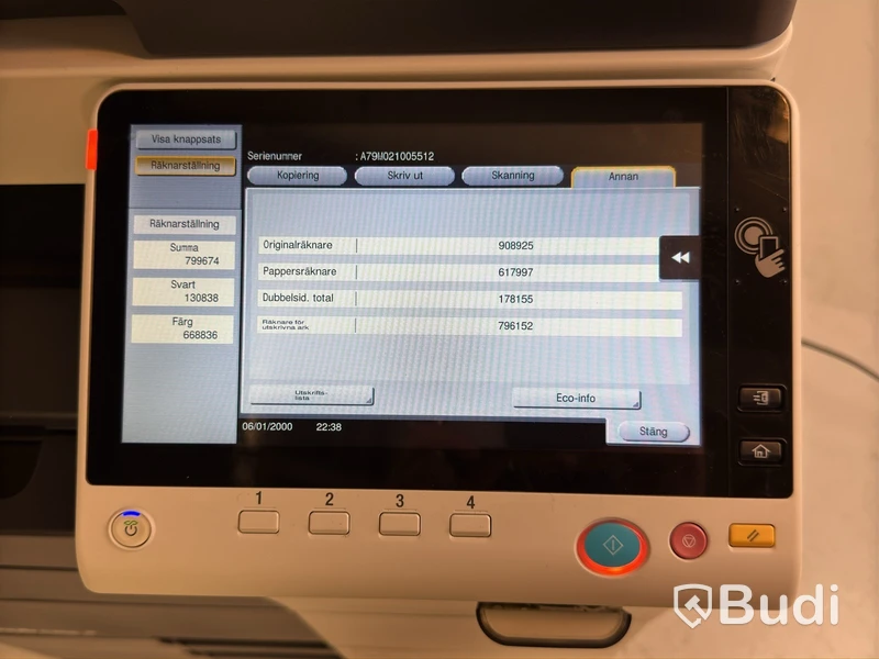 Multifunktionsskrivare Konica Minolta bizhub C458, färg, efterbehandlare
