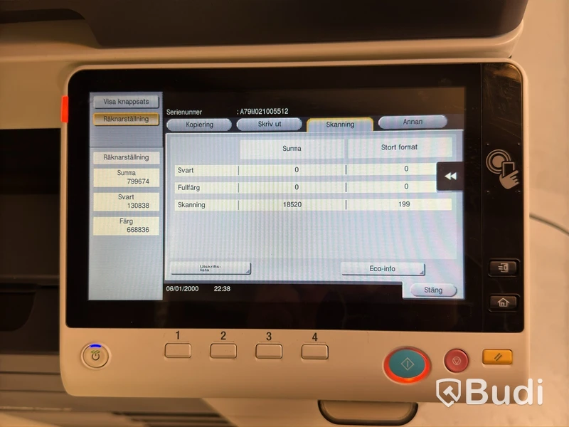 Multifunktionsskrivare Konica Minolta bizhub C458, färg, efterbehandlare