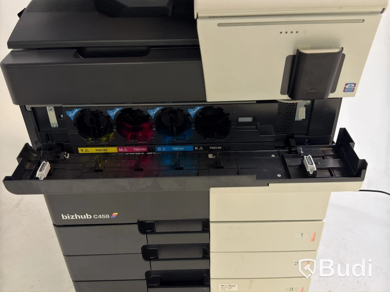 Multifunktionsskrivare Konica Minolta bizhub C458, färg, efterbehandlare