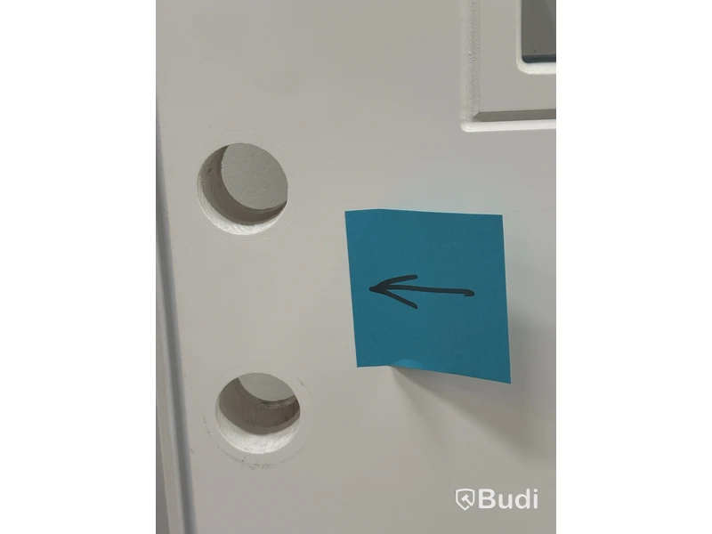 Ytterdörr, dubbel,  vit