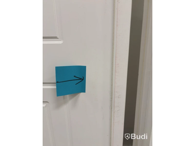 Ytterdörr, dubbel,  vit