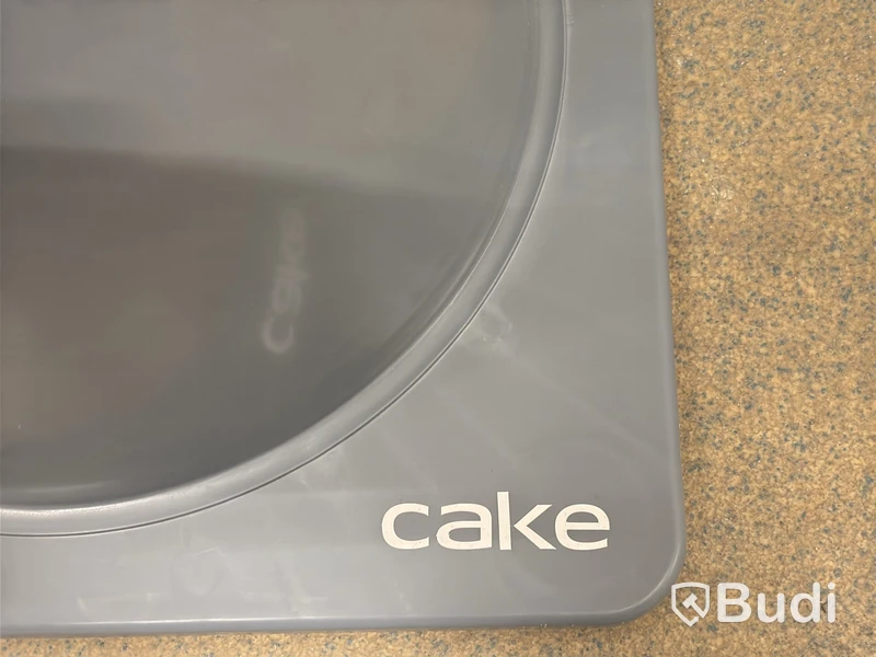 9 st. koner Cake, grå med reflexband