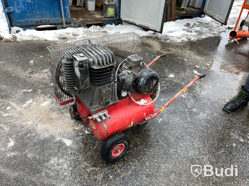 Kompressor Bygg 500 med dubbla tankar