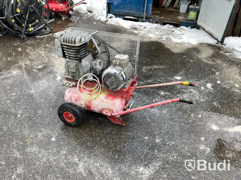 Kompressor Bygg 500 med dubbla tankar