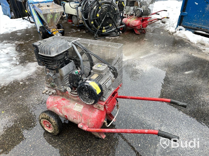 Kompressor Bygg 500 med dubbla tankar