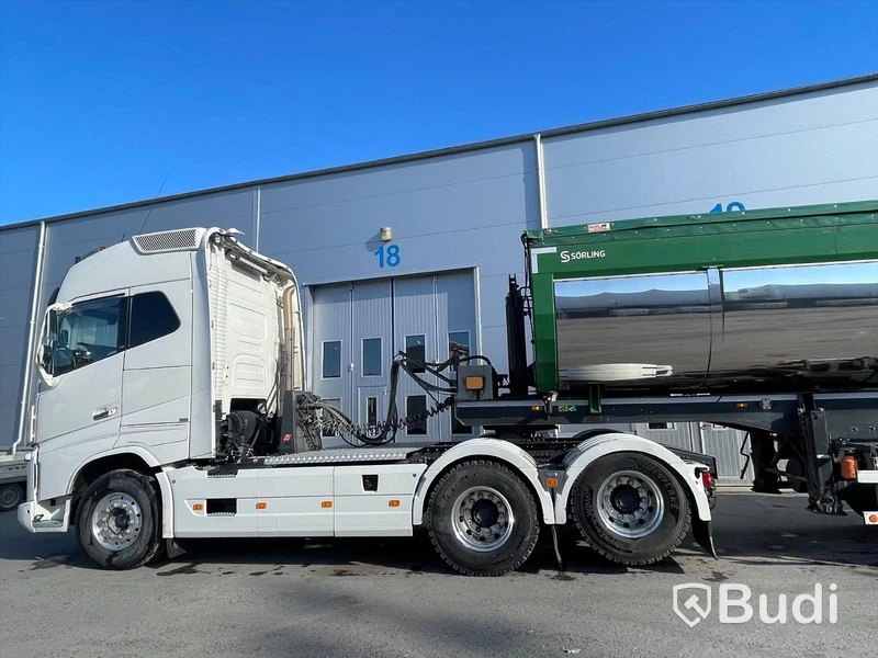 Lastbil Volvo FH16 | Tipptrailer Sörling Kombi Asfalt/Schakt