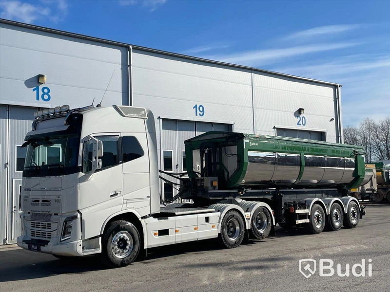 Lastbil Volvo FH16 | Tipptrailer Sörling Kombi Asfalt/Schakt
