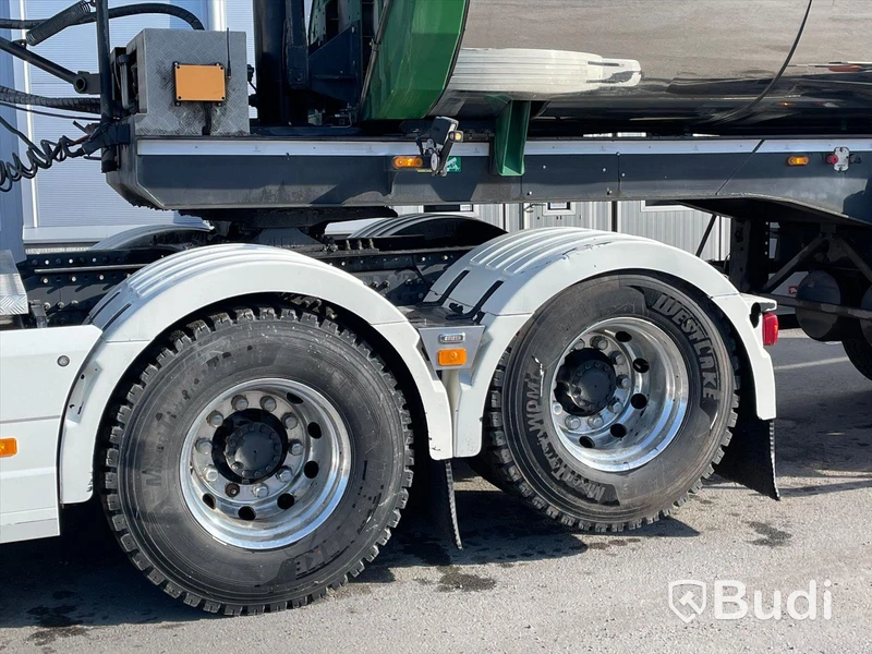 Lastbil Volvo FH16 | Tipptrailer Sörling Kombi Asfalt/Schakt
