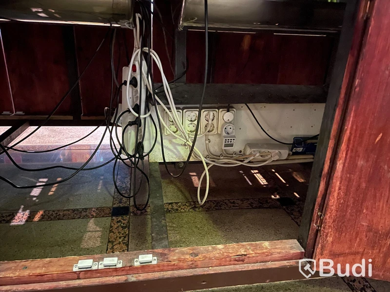 Större buffestation 330x140, med förvaring och varmhållning