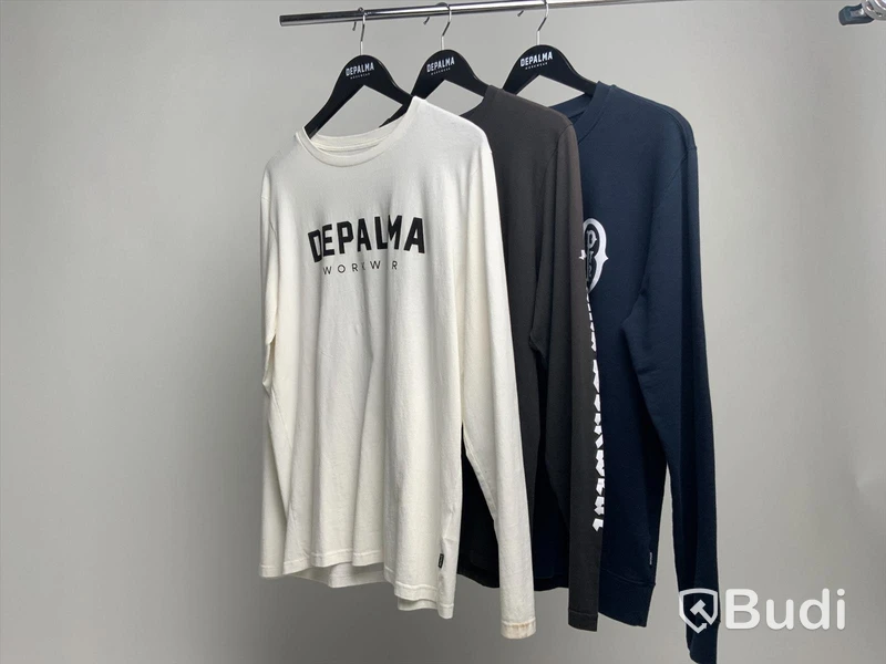 Depalma workwear (ALCRO x DEPALMA) 2 st långärmad T-shirt och 1 st sweatshirt - strl M