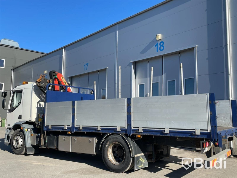 Lastbil DAF LF kran/flak PK 12002