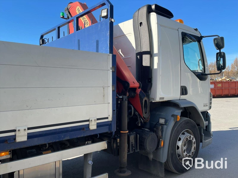 Lastbil DAF LF kran/flak PK 12002
