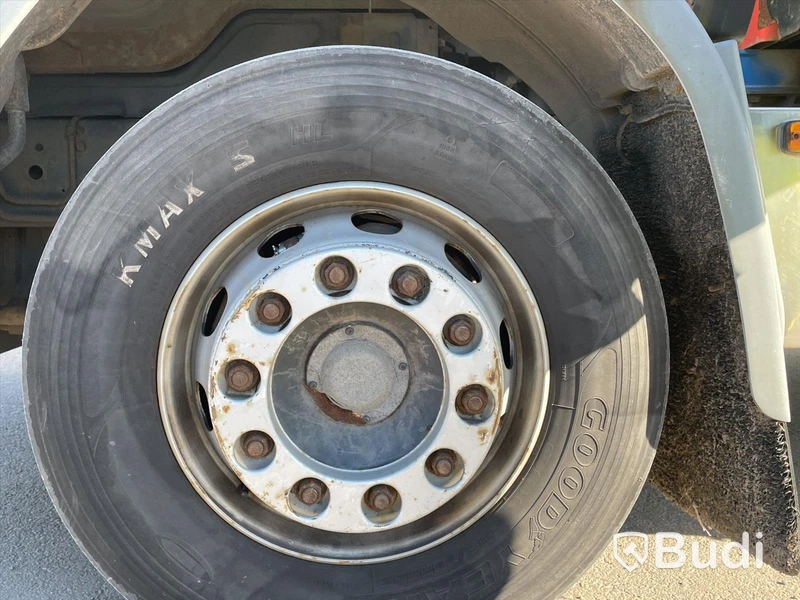 Lastbil DAF LF kran/flak PK 12002