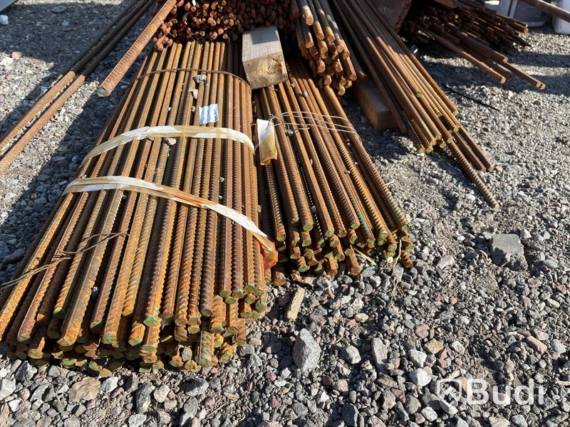 Armeringsjärn blandade storlekar