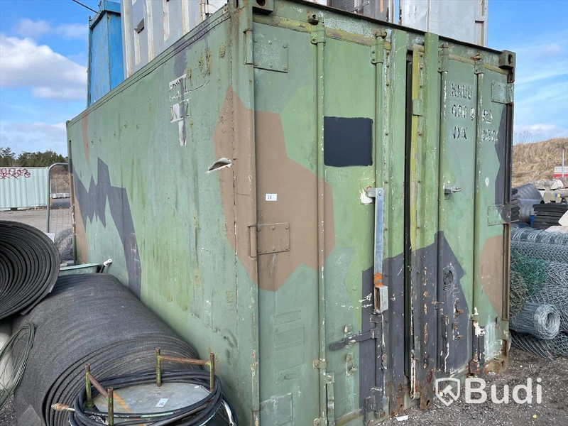 Container 20 fot - kamouflage målad
