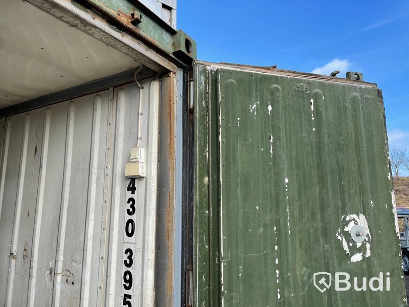 Container 20 fot - kamouflage målad