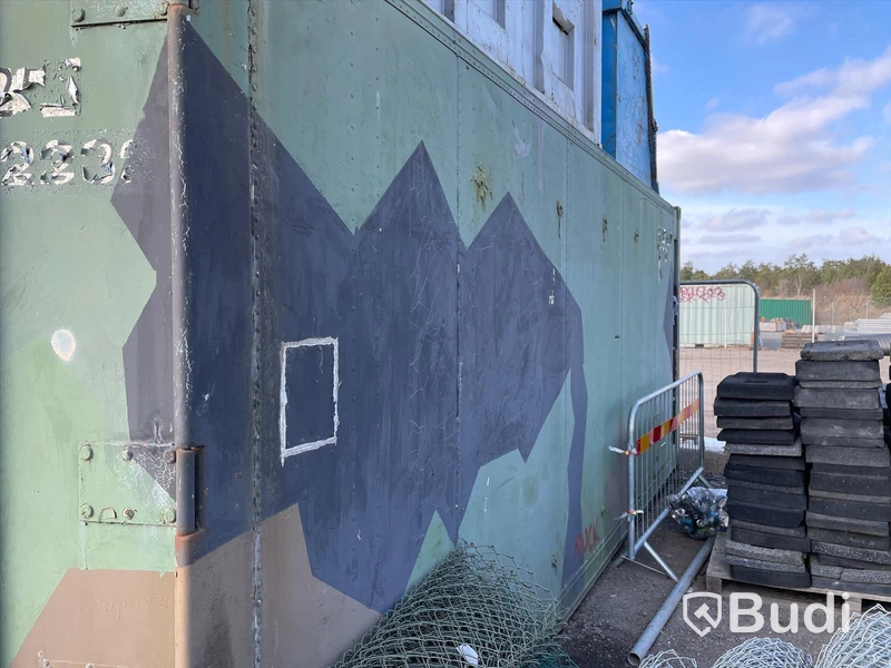 Container 20 fot - kamouflage målad