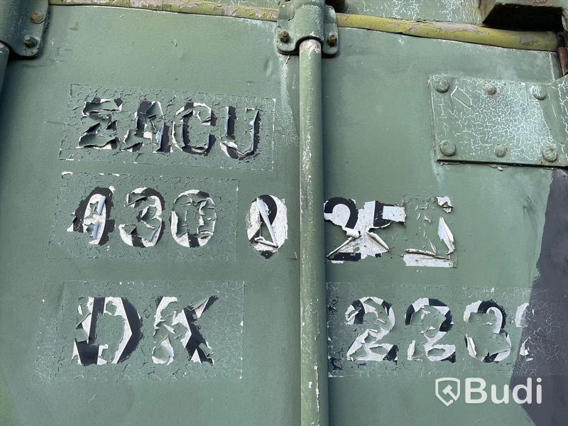 Container 20 fot - kamouflage målad