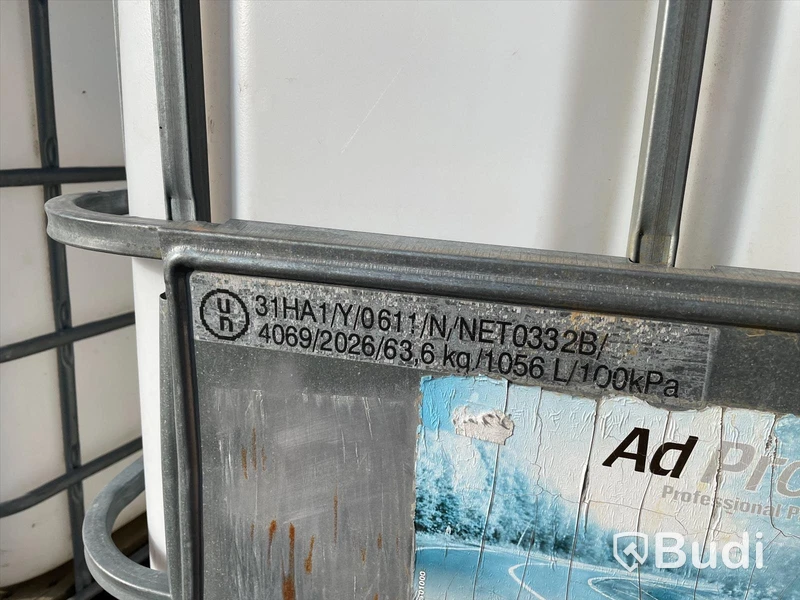 5st Cipak tank 1000 liter - hål i toppen