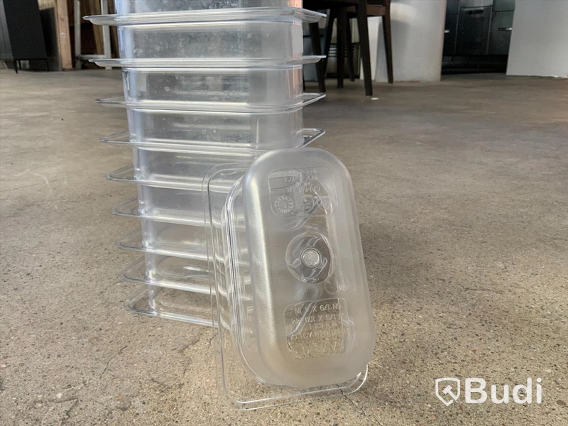 Plastlådor set av 18st (CAMBRO GN 1/9 X 100 MM)