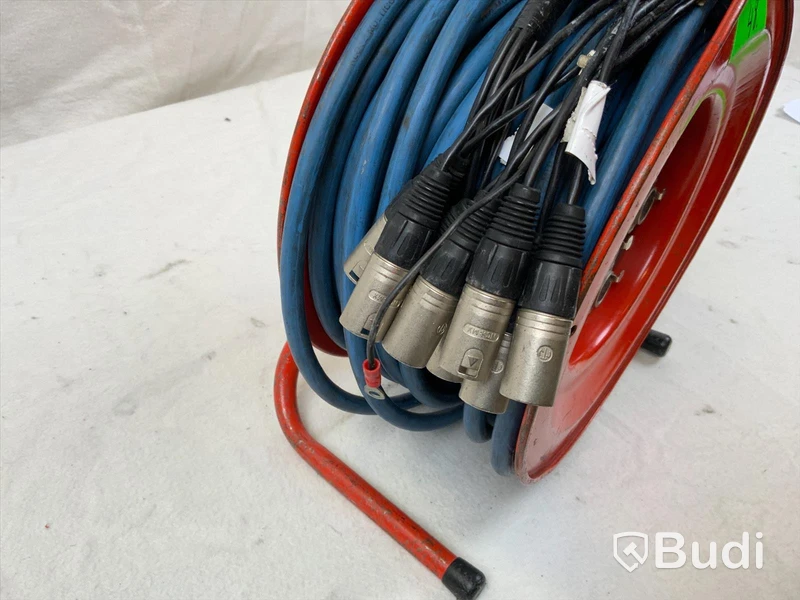 Multikabel, XLR,  8 kanaler 25m